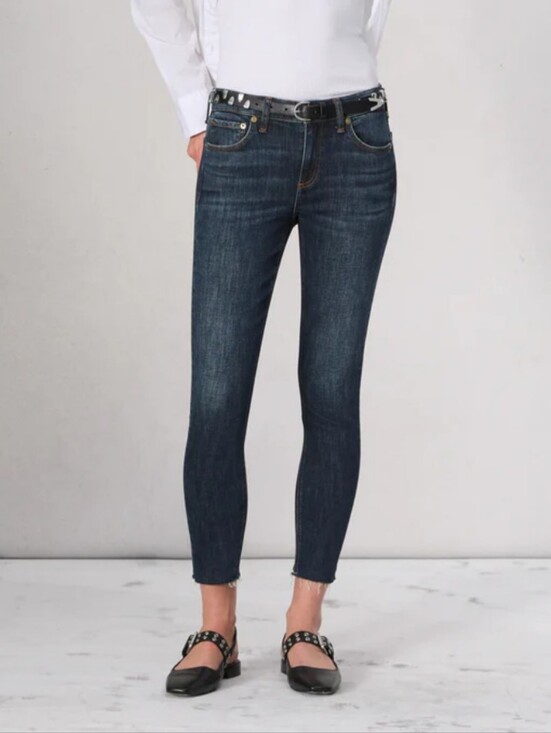 rag & bone Denim - Rag & Bone Indigo Stretch Skinny Jeans (Cate)